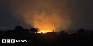 Cawood: Firefighters tackle large barn fire near Selby