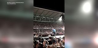 Chris Martin falls into hole in stage during Coldplay gig in Australia, video shows