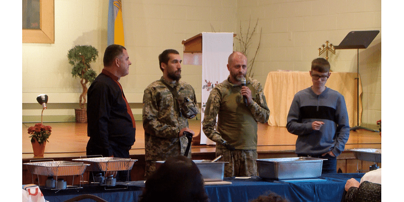 2 Ukrainian soldiers, community come out for Ukraine fundraiser in Scranton