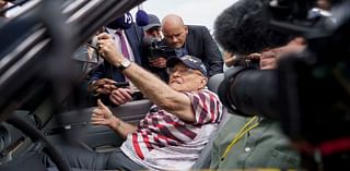 Rudy Giuliani shows up to vote in the Mercedes he was ordered to surrender