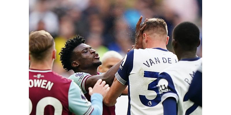 West Ham star Mohammed Kudus receives extended ban after Tottenham meltdown