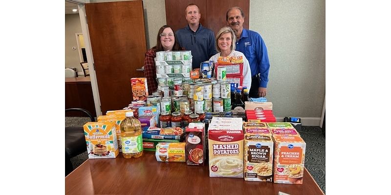 Local bank announces October food drive event