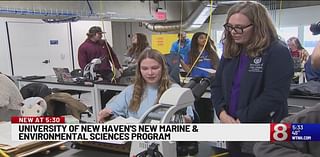 University of New Haven holds ribbon-cutting ceremony of new marine sciences program building