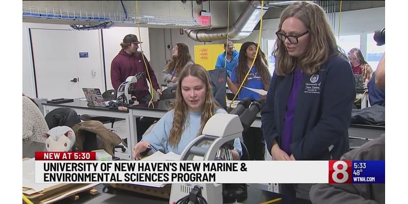 University of New Haven holds ribbon-cutting ceremony of new marine sciences program building