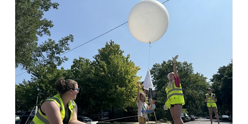 Trying to build a more climate-resilient Chicago, one balloon at a time