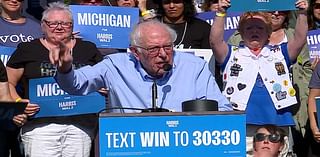 Bernie Sanders campaigns for Harris in Grand Rapids