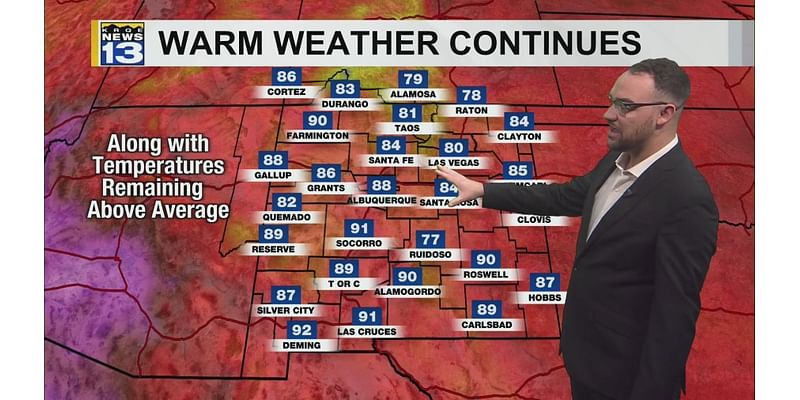 Heat sticks around into October