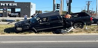 Two-car collision sent two people to the hospital