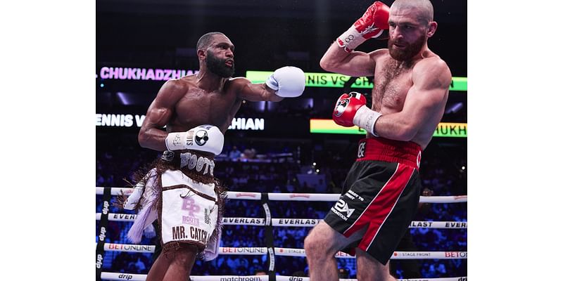 Jaron Ennis dominates Karen Chukhadzhian to retain IBF welterweight