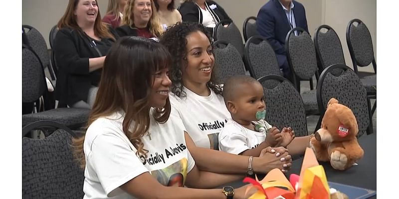 More than 100 children adopted in heartwarming event in California