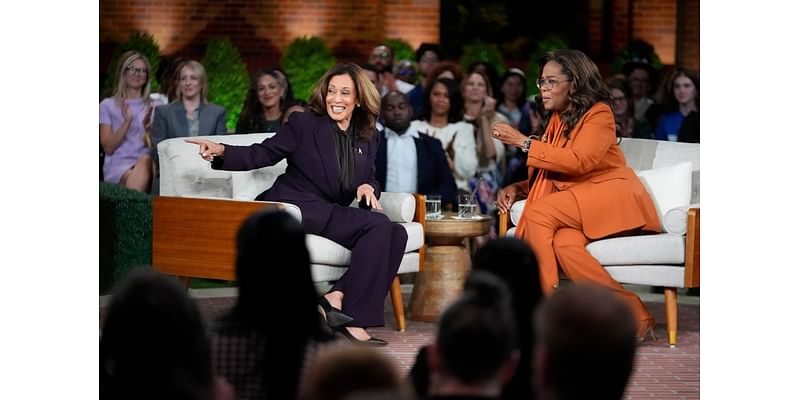 Harris looks for boost from Oprah