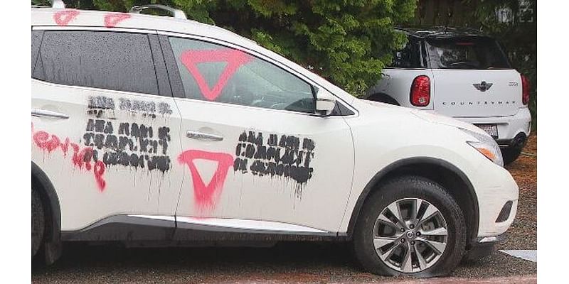 UW president's home, car vandalized with pro-Palestinian and Hamas threats