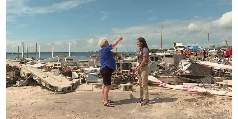 "It's a war zone": Steinhatchee neighbors begin recovery with rubble on every corner