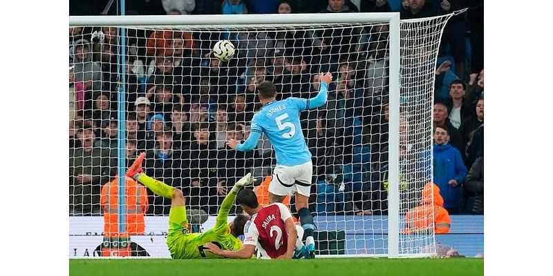 10-man Arsenal can’t see out the win as John Stones grabs 98th-minute equaliser