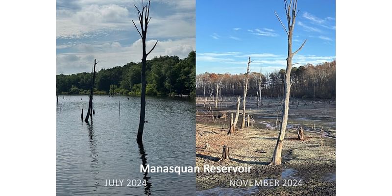 N.J. reservoir that supplies drinking water to 1.2M drops below half empty