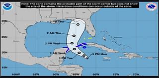 Potential Tropical Cyclone 9 to turn into tropical storm Monday night