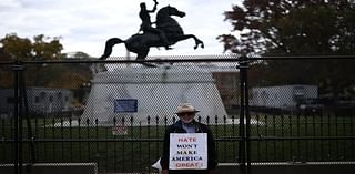 Ring of steel at the White House and businesses boarded up as DC braces for political violence