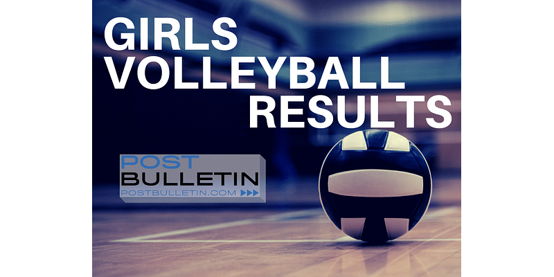 Girls volleyball results for Saturday, Sept. 21, 2024