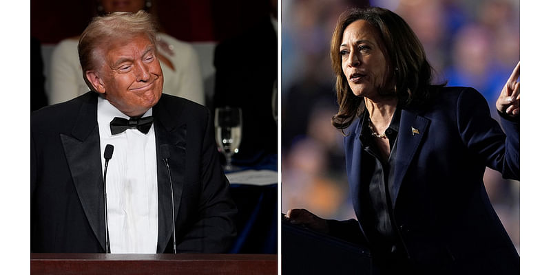 Trump attends Al Smith dinner, Kamala camapaigns in battleground state; both head to Michigan Friday