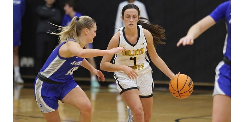 NCAA BASKETBALL: Golden Knights’ women upset No. 4 Assumption; men also defeat Assumption