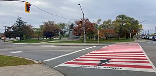 Hamilton Unveils Remembrance Day Crosswalk to Honour Veterans