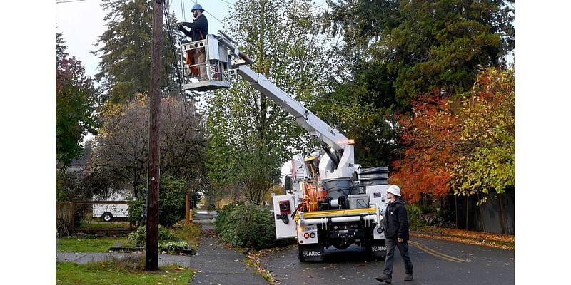 Monday’s wind storm left more than 22,000 PSE customers in Thurston County without power