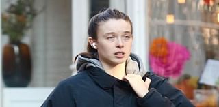 Warren Beatty and Annette Bening's daughter Ella looks relaxed on casual stroll in New York City