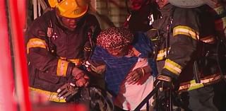 Woman saved from burning West Oak Lane rowhome