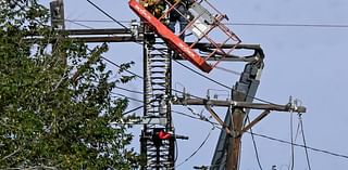 Crane strikes power pole in Colorado Springs, stranding operator