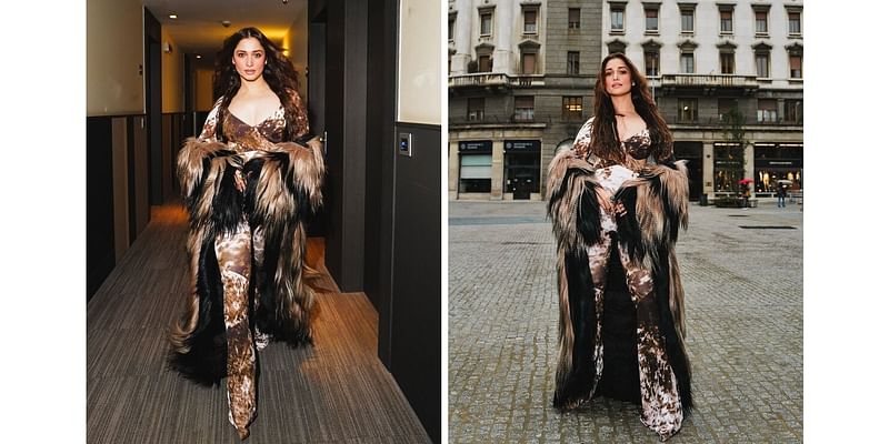 Tamannaah Bhatia Went To Milan Fashion Week 2024 To Slay In Roberto Cavalli's Iconic Style