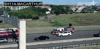 Rollover crash on Highway 114 in Irving leaves 3 injured, officials say