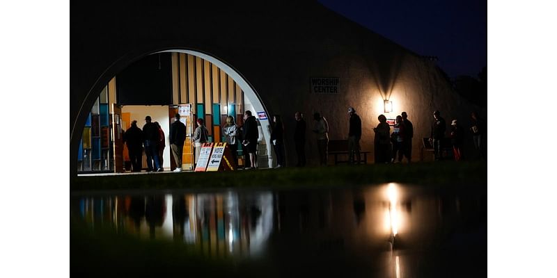 AP PHOTOS: Election Day voting underway as Americans chose between Harris or Trump