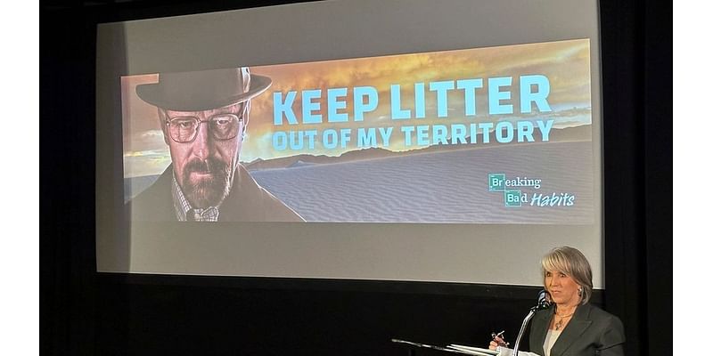 'Breaking Bad' star appears in ad campaign against littering in New Mexico