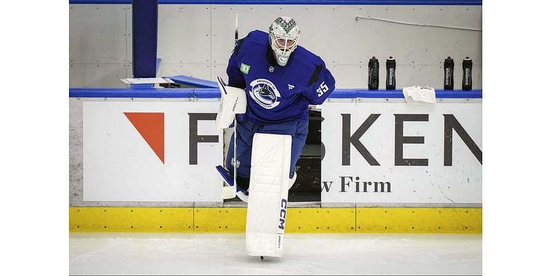 Canucks training camp: Thatcher Demko speaks, reading too much into lines and more