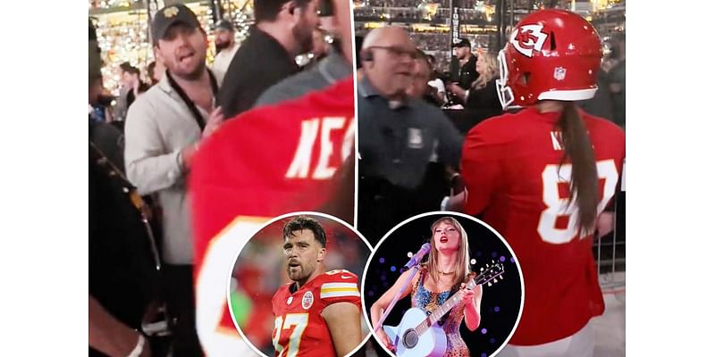 Taylor Swift’s brother, Austin, stopped Eras Tour security from kicking out fan who dressed up as Travis Kelce