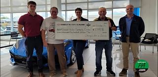 Donald Heiter Community Center receives 'Chevys for a Cause' donation