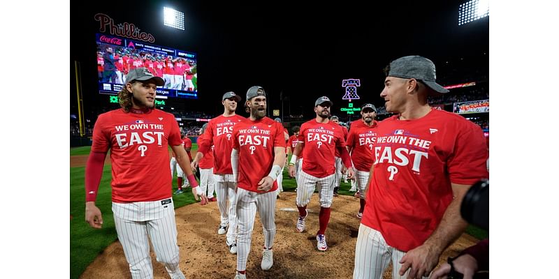 Philadelphia Phillies clinch 1st NL East title since 2011