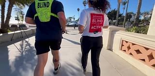 Record number of visually impaired athletes race in Santa Barbara half marathon