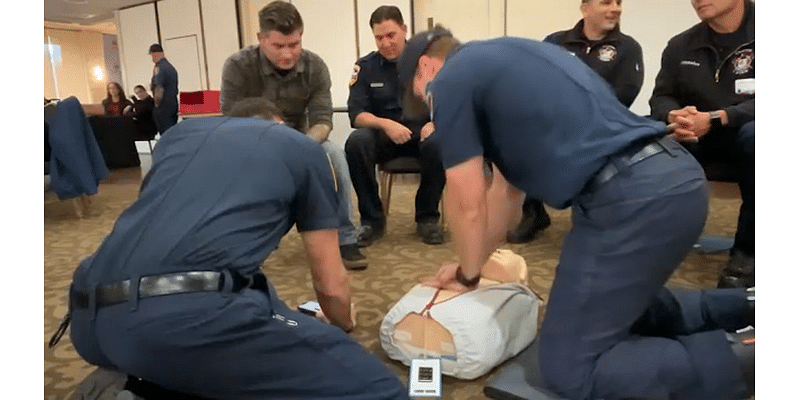 Valley first responders gather for CPR training at Fresno State