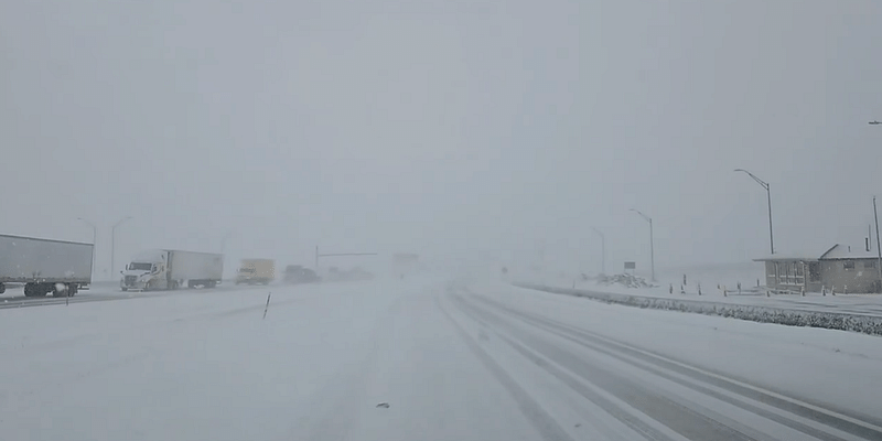 Winter storm slams Denver area, shuts down part of Interstate 70