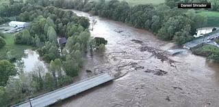 Bridge collapses into river in Tennessee amid flooding from Helene