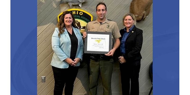 Local wildlife officer awarded for life-saving actions