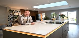 Pastry chef’s home is a treat for the eyes with open plan kitchen and ‘barbecue dad’s dream garden’