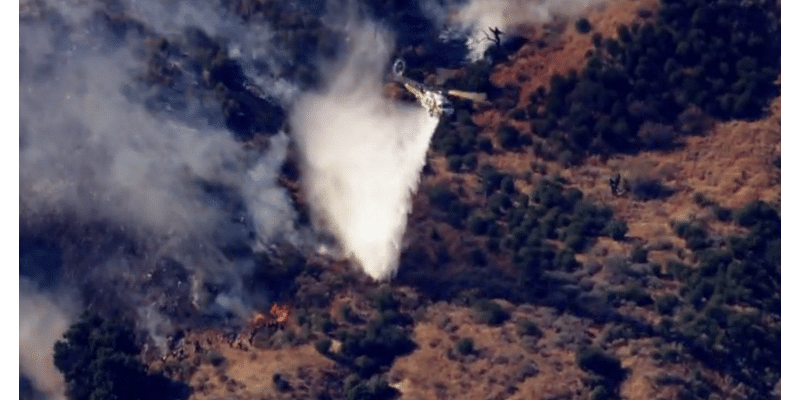 Frenchman Fire burns 75 acres in Angeles National Forest, authorities say