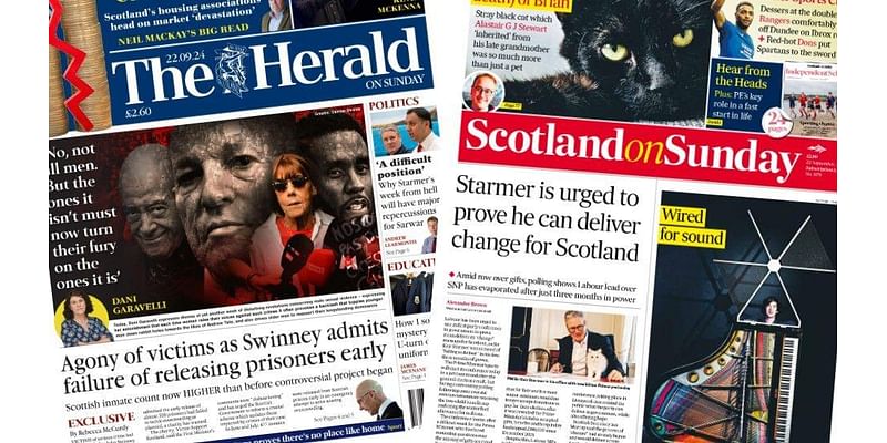 Scotland's papers: Prison overcrowding and Starmer under pressure