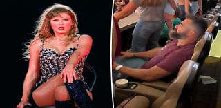 Jason Kelce appears to fall asleep during Taylor Swift’s Eras Tour show in Miami