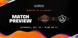 MATCH PREVIEW: Houston Dynamo FC host conference-leading LA Galaxy in Decision Day matchup