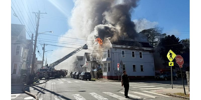 Crews respond to 3-alarm fire in Providence