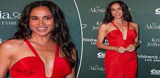 Meghan Markle sizzles in red-hot dress for surprise appearance at Children’s Hospital LA Gala