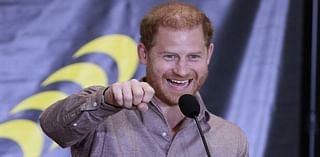 Sweet moment school kids' faces light up as Prince Harry hands out free tickets to the Invictus Games Opening Ceremony in Canada